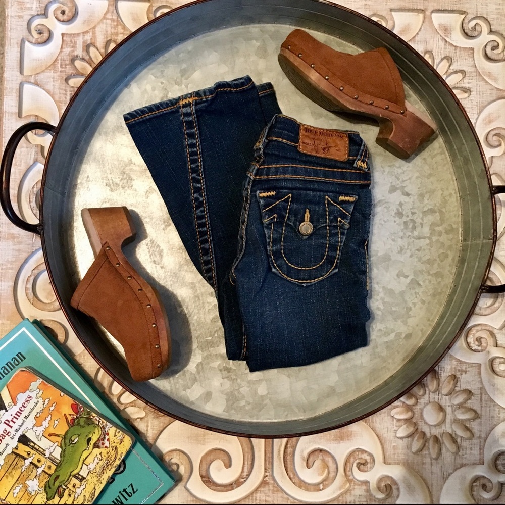 TRUE RELIGION GIRLS FLARE JEANS